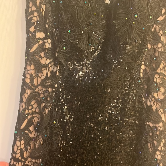 Black prom dress new size 12 from Camille LA VIE - Picture 3 of 5